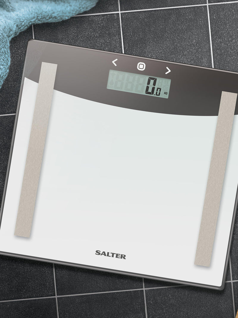 Salter body analyser bathroom scale glass (British brand)