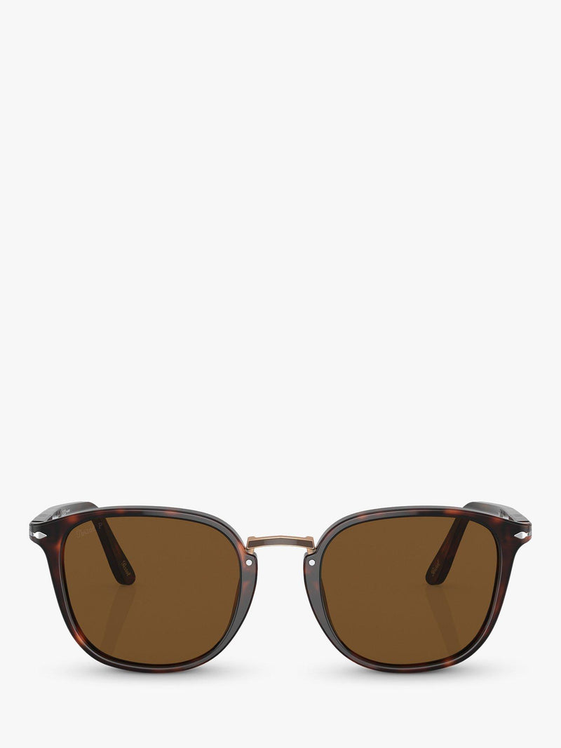 Persol PO3186S polarised square sunglasses 53mm, imported from the UK