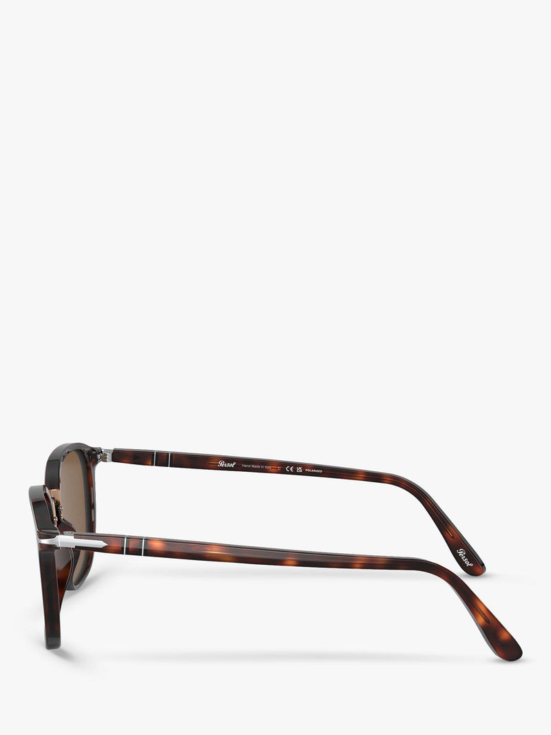 Persol PO3186S polarised square sunglasses 53mm, imported from the UK