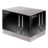 Robert Welch Windrush stainless steel candlestick, pack of 2, imported from the UK