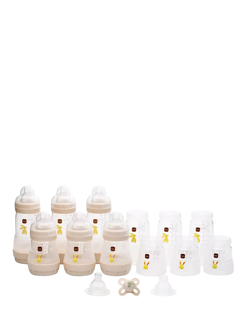 MAM Easy Start anti-colic baby bottle set with soother, UK version