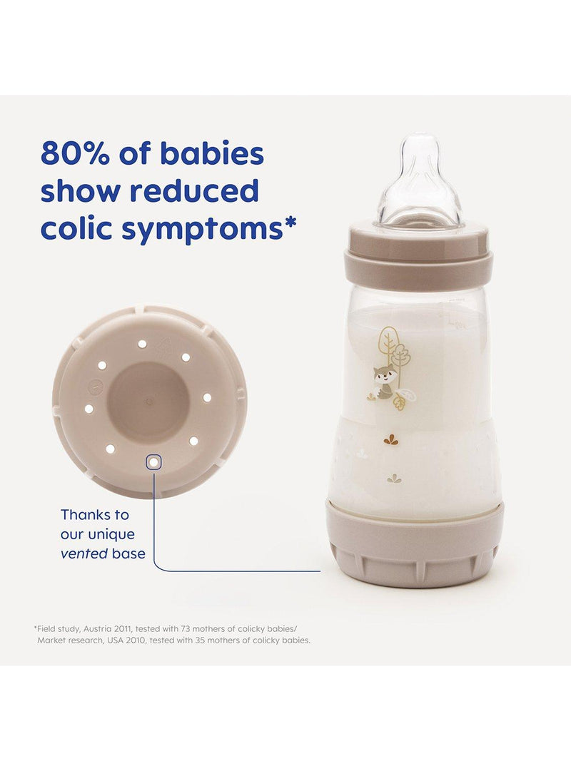 MAM Easy Start anti-colic baby bottle set with soother, UK version