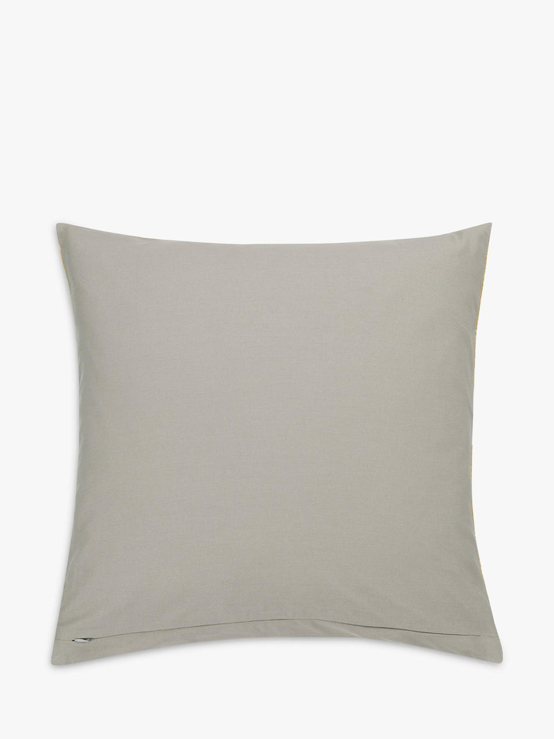 John Lewis Agra cushion with embroidered geometric design on cotton cover, UK version
