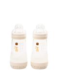 MAM anti-colic baby bottle pack of 2 260ml grey, UK version