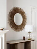 John Lewis round mirror gold 87cm (British brand)