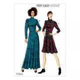 John Lewis Vogue Fit-And-Flare Dresses Sewing Pattern 9264- Buy online at McGrocer