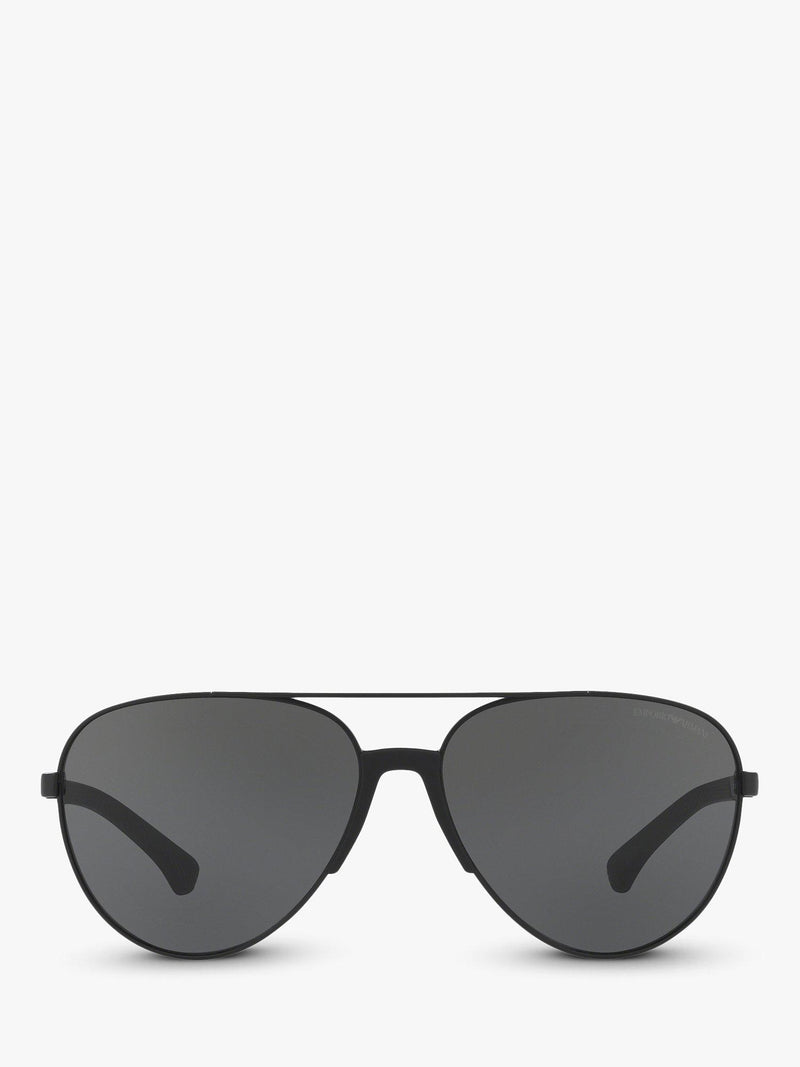 Emporio Armani aviator sunglasses black frame 61mm (British brand)