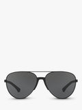 Emporio Armani aviator sunglasses black frame 61mm (British brand)