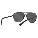Emporio Armani aviator sunglasses black frame 61mm (British brand)