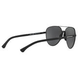 Emporio Armani aviator sunglasses black frame 61mm (British brand)
