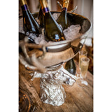 Culinary Concepts large stag head wine bowl silver, imported from the UK