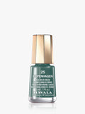 Mavala nail colour collection with autumnal and shimmer shades in small bottles, imported from the UK
