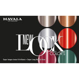 Mavala nail colour collection with autumnal and shimmer shades in small bottles, imported from the UK