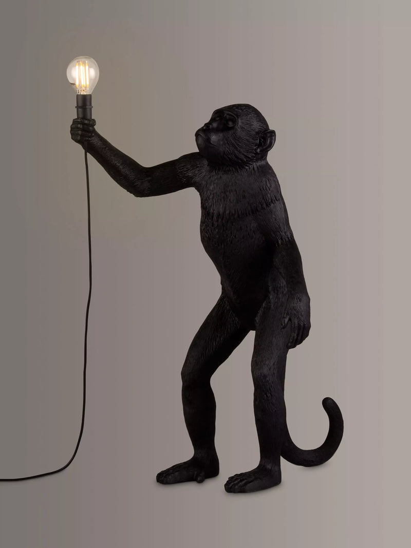 Seletti monkey table lamp black 54cm (British brand)