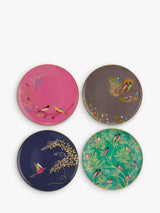 John Lewis Sara Miller Chelsea Collection Birds Cake Plates Assorted 20cm Set of 4- Buy online at McGrocer