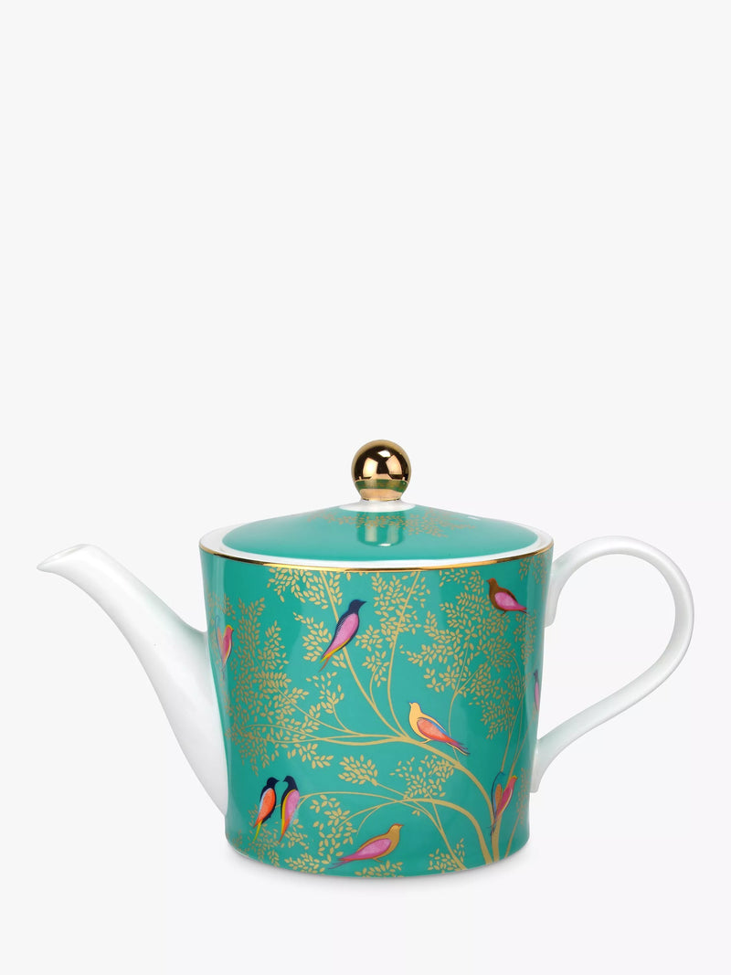 Sara Miller Chelsea Collection teapot 1.1L green fine china, UK version