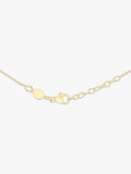 IBB personalised 9ct gold disc pendant necklace, UK version