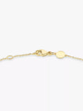 IBB 9ct gold disc initial bracelet, imported from the UK