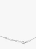 IBB personalised sterling silver disc pendant necklace, imported from the UK