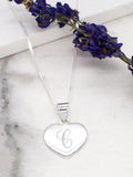 IBB personalised sterling silver heart necklace, UK version