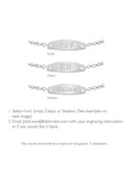 IBB children's sterling silver ID bracelet - British product