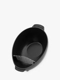 STAUB Cast Iron Mussel Pot Black 25cm, imported from the UK