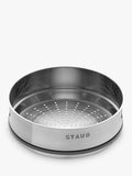 STAUB Cocotte Steamer Insert Silver 26cm Diameter (British brand)