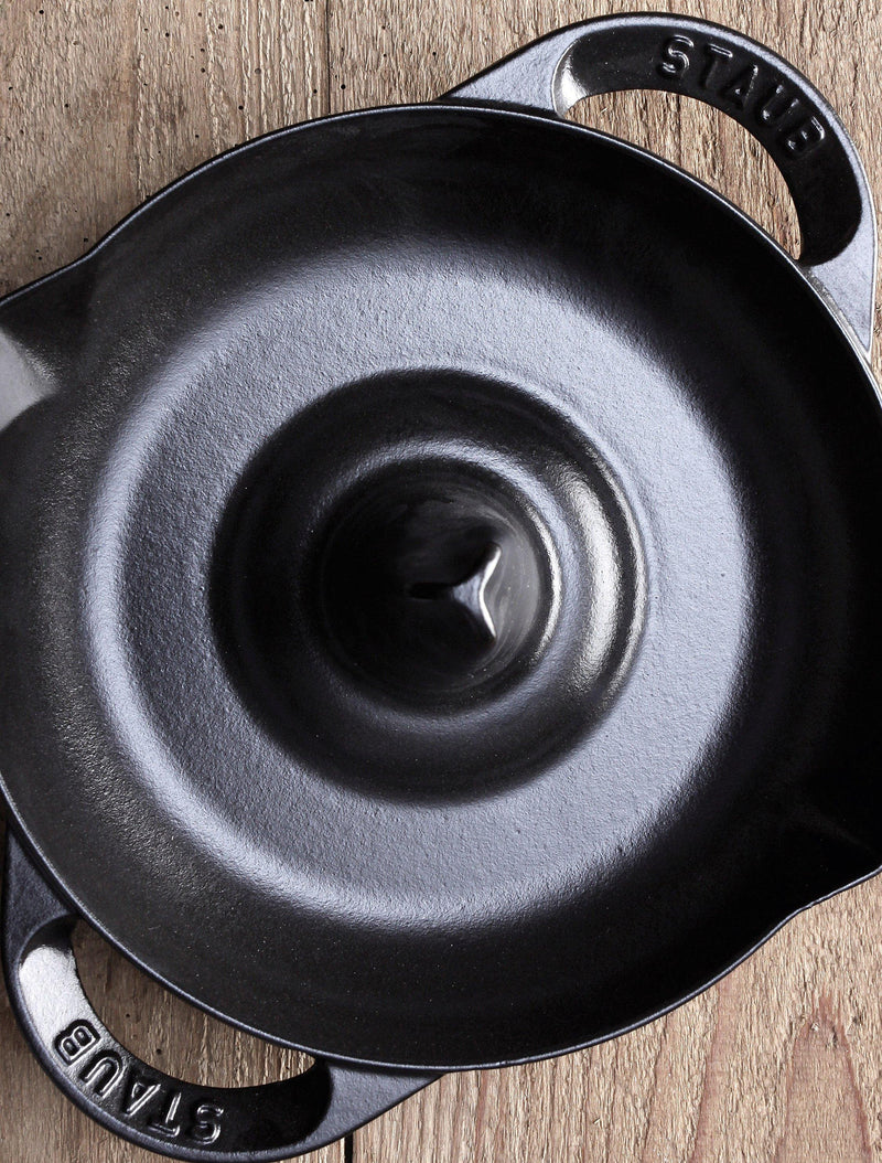STAUB Vertical Chicken Roaster 24cm Black (British brand)