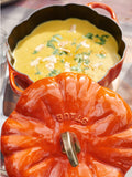 STAUB pumpkin cocotte cast iron casserole 24cm cinnamon, imported from the UK