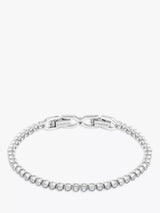 John Lewis Swarovski Emily Crystal Tennis Bracelet Silver- Buy online at McGrocer