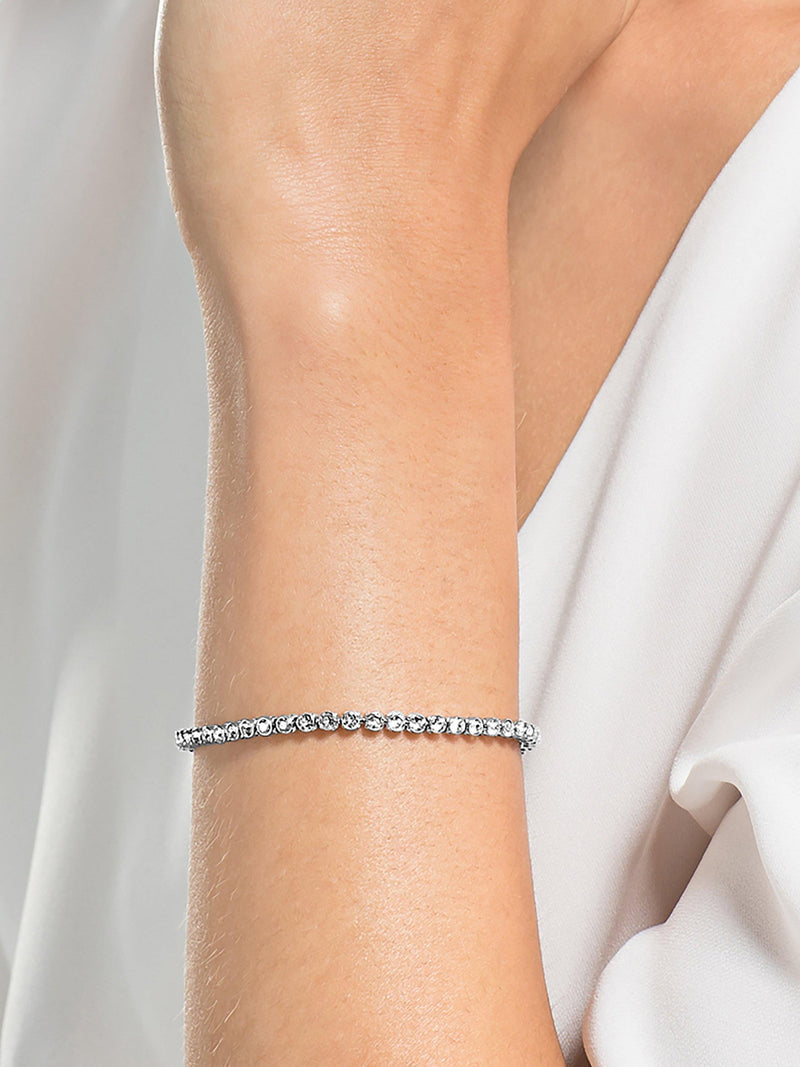 Swarovski Emily crystal tennis bracelet silver, UK version
