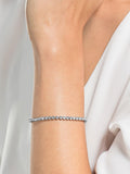 Swarovski Emily crystal tennis bracelet silver, UK version