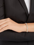 Swarovski Angelic round crystal bracelet rose gold 17cm - British product