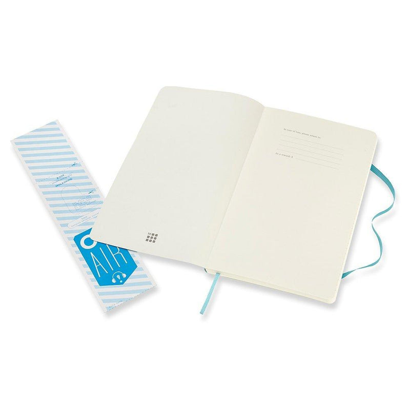Moleskine large ruled notebook soft cover, UK version