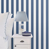 Galerie Regency Stripe wallpaper L10m x W53cm, imported from the UK