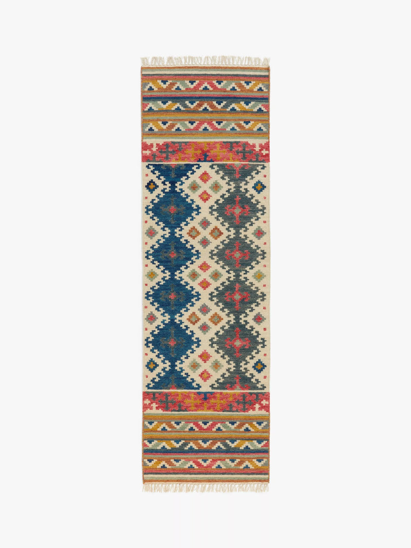 John Lewis Fusion Souk Kelim Flatweave Wool Rich Rug 180 x 120cm