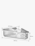 Robert Welch Burford single corner shower basket - British product