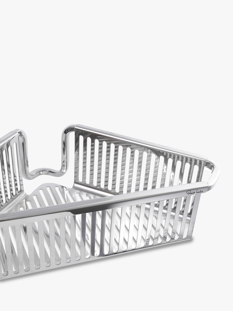 Robert Welch Burford single corner shower basket - British product