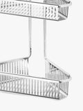 Robert Welch Burford double corner shower basket stainless steel - British product