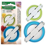 Clover pom pom makers large pack of 2 blue green (British brand)