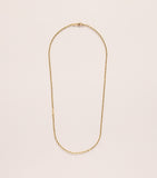 Jade Trau yellow gold rectangle chain necklace, UK version