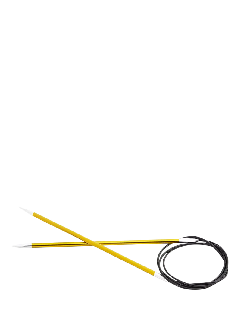 KnitPro Zing Fixed Circular Knitting Needles 2.5mm 80cm
