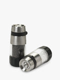 OXO salt and pepper grinders set stainless steel acrylic (British brand)