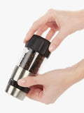 OXO salt and pepper grinders set stainless steel acrylic (British brand)