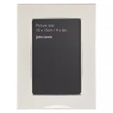 John Lewis silver plated wide border photo frame, imported from the UK