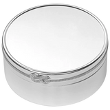 John Lewis Vera Wang for Wedgwood Infinity Round Keepsake Box, Silver- Buy online at McGrocer