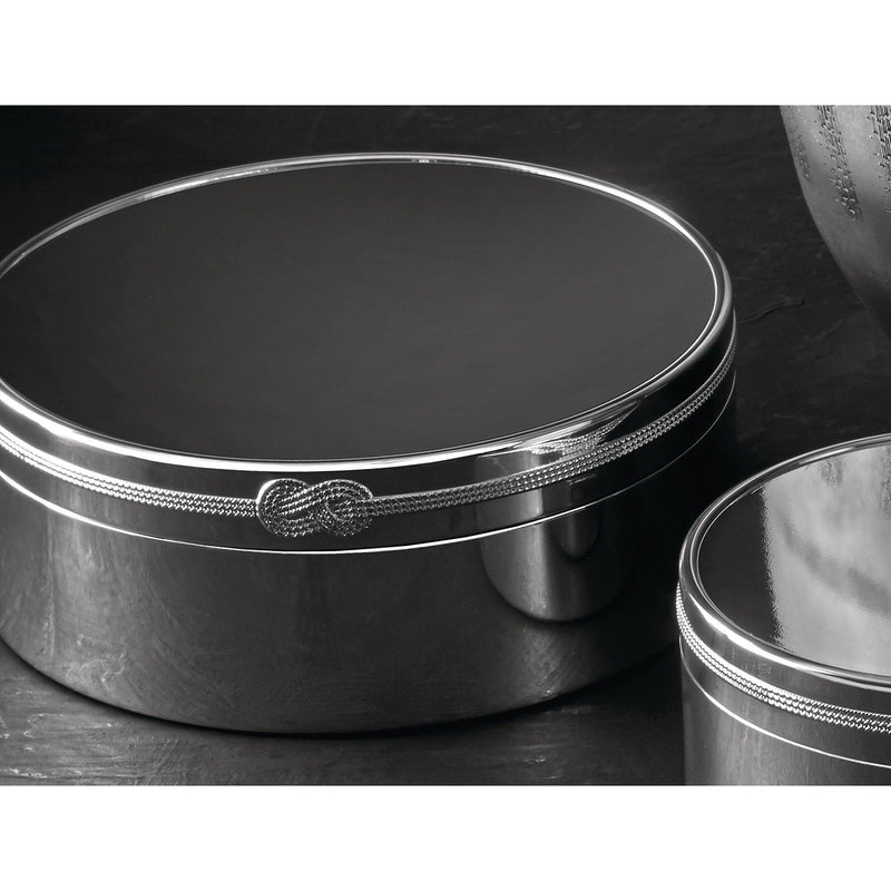 Vera Wang Wedgwood infinity round keepsake box silver - British brand