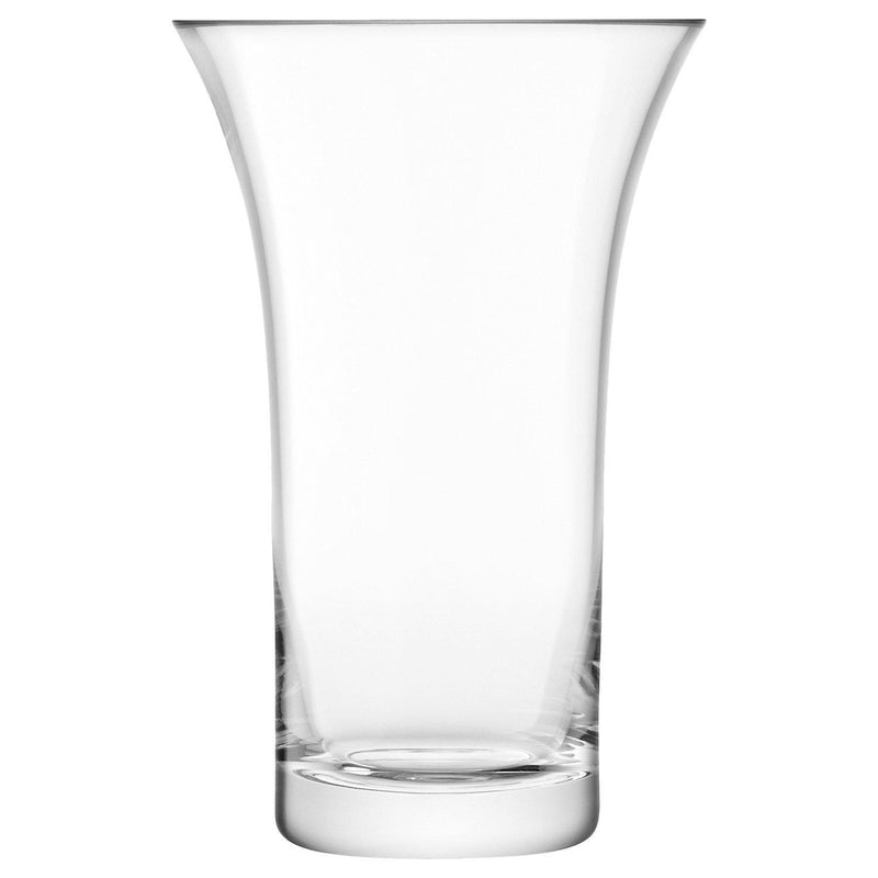 LSA International clear glass vase 26cm, UK version