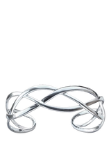 John Lewis Nina B Sterling Silver Cuff Bangle- Buy online at McGrocer