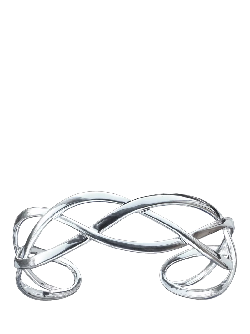 Nina B sterling silver cuff bangle (British brand)